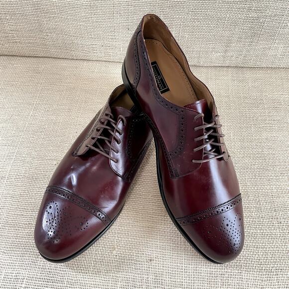 Bostonian BIG and TALL Classic Crown Windsor Cap Toe Dress Shoe, Mens' 17 EEE - Picture 1 of 16